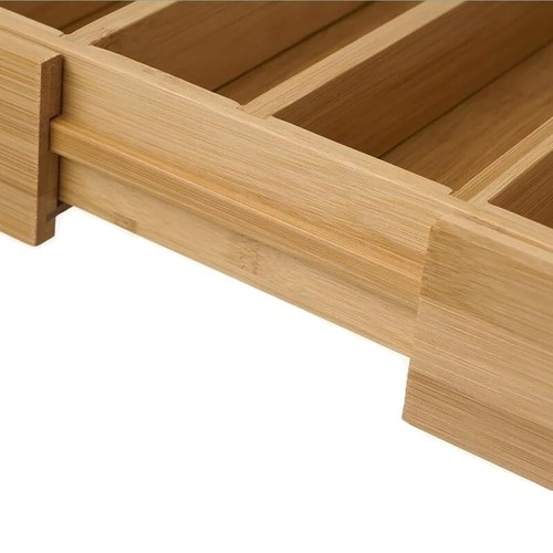 Portaposate Estensibile Cassetto Cucina 35x26 fino a 37 Porta Posate Legno 3375 - Foto 2 di 6