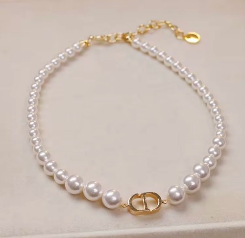 Women’s Natural Pearl Stainless Steel Gold Plated Necklace And Bracelet Set Gift - 第 10/18 張圖片
