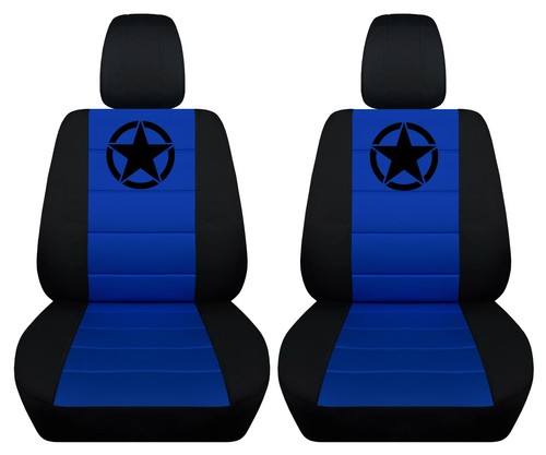 Fundas de asiento de coche delanteras hechas a medida con estrella del ejército para Jeep Grand Cherokee 2011-2020 - Imagen 28 de 33