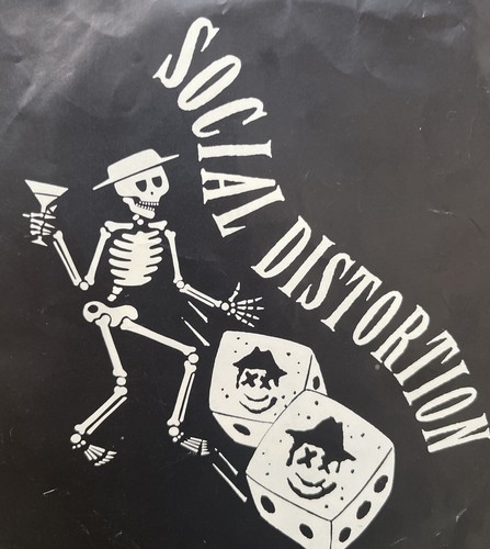 SOCIAL DISTORTION 45 RPM SYEREO Cold Feelings & Bad Luck U.S TOURS”92” Punk Rock - Picture 2 of 11