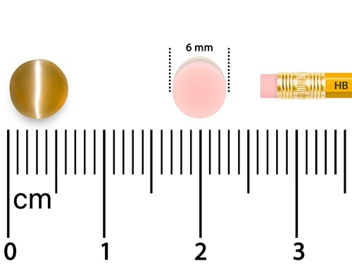 IGI Certified CEYLON Chrysoberyl Cat's Eye 1.72 Ct. Natural Untreated HONEY Oval - Picture 7 of 8
