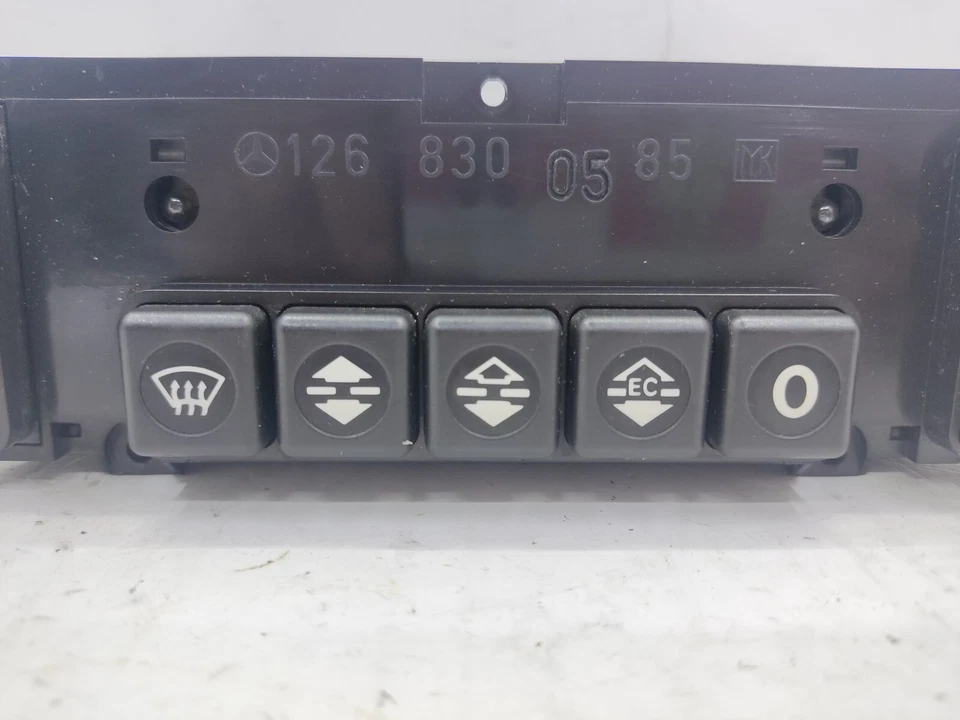 86-89 Mercedes 560SEL 560SEC Calentador A/C Temperatura Climatizador 1268300585 Foto 3 de 4