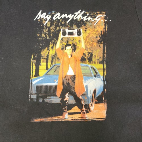 Vintage 2004 Say Anything Promo T-Shirt Women XL USA Made John Cusack KRD Tag