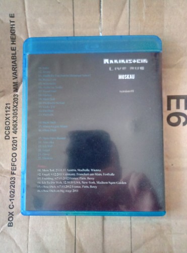 RAMMSTEIN LINDEMANN Live Blu-ray Konzert Film aus Moskau Von 2012 !!! - Bild 2 von 2