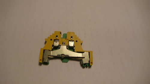 Weidmuller Single Deck Ground Terminal Block,  WPE 2.5 N - Picture 6 of 6