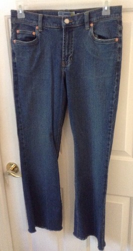 Old Navy Damengröße 10 blau Bootcut Stretch Baumwolle Denim Jeans 30" Schrittlänge