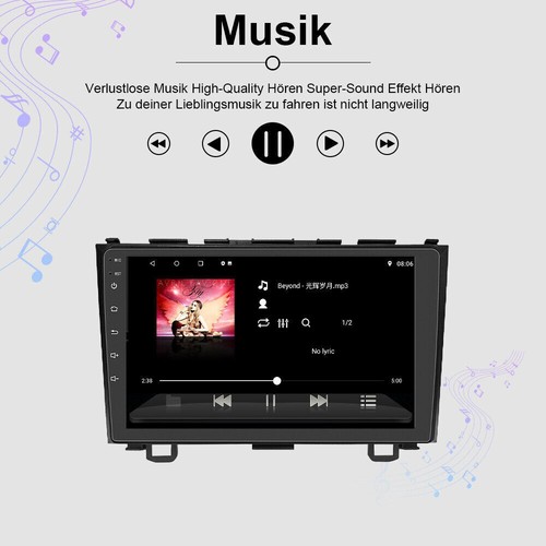 4+64G Für Honda CR-V 3 RE CRV 2007-2011 Android14 Carplay Autoradio Navi GPS RDS - Bild 15 von 24