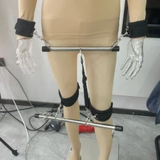 Bondage Open-Leg Bar SM Handcuffs Ankle Cuffs B Restraints Couples Game
