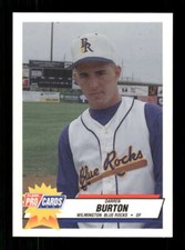 1993 Fleer ProCards Wilmington Blue Rocks 2009 Darren Burton BXCP32