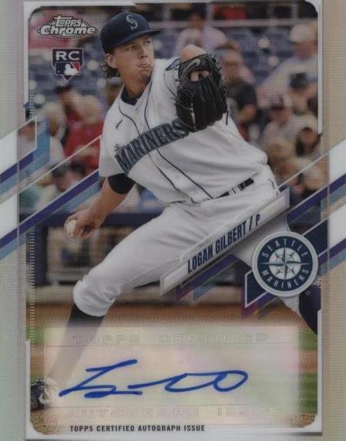 2021 Topps Chrome Update Series - Logan Gilbert #CUSA-LGI - 1 of 1