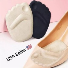 1 pair Forefoot Insoles Shoes Sponge Pads High Heel Soft Insert Anti-Slip Foot