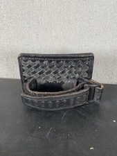 Jay Pee Holster Black Leather Tactical Belt Accessory