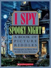 I Spy Spooky Night: A Book of Picture Riddles - Hardcover - VERY GOOD