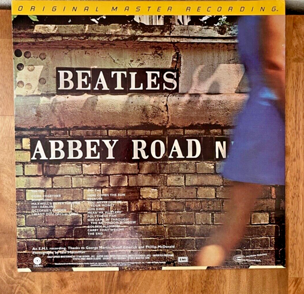 MOBILE FIDELITY THE BEATLES ABBEY ROAD MFSL 1-023 VINYL RECORD
