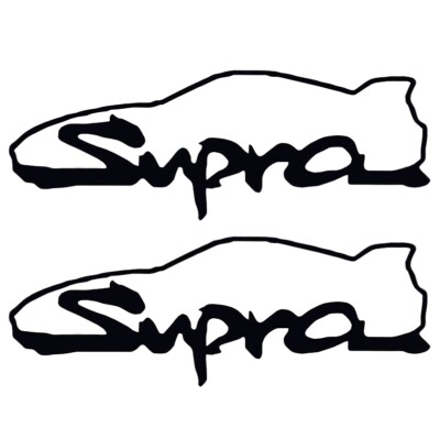 Toyota Supra mk4 Sticker VVTI 2JZGTE Window Laptop Vinyl Decal