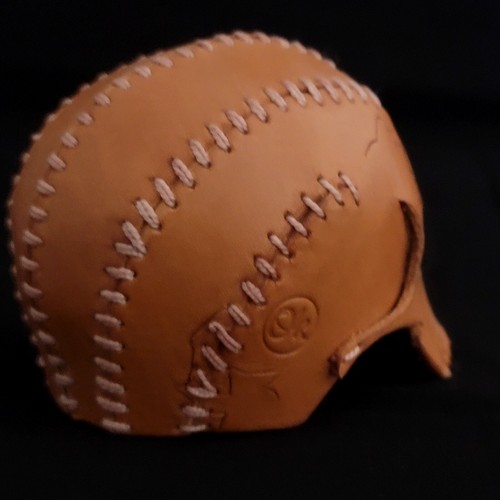 Calavera de cuero utilería decoración de Halloween Steampunk cosplay mesa adorno gótico - Imagen 6 de 12