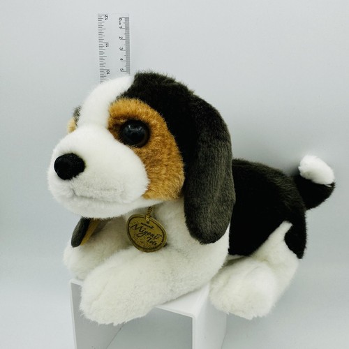 Miyoni Tots by Aurora Beagle Welpe Hund Plüschtier weiß braun Stofftier - Bild 1 von 4