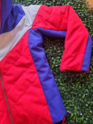Spyder Girls Lola Performance Ski Jacket Winter Coat❤💙🤍Girls 12 - L ~ NWT - Picture 2 of 13