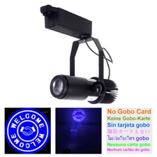 25W LED Logo Projector AD Ceiling Spot Rail Lamps Track Flag Advertising Lights