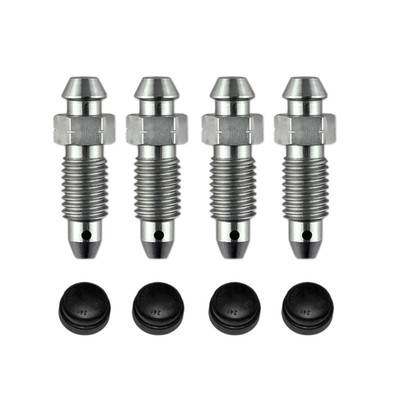 4x HEL STAINLESS BLEED NIPPLES SCREWS FITS: BMW 3 SERIES E36 M3 90-00