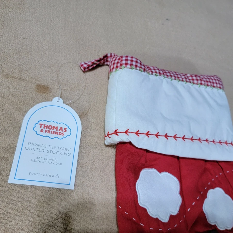 Pottery Barn Niños THOMAS & FRIENDS Tren Acolchado ALMACENAMIENTO Navidad Nuevo con Etiquetas Foto 4 de 4