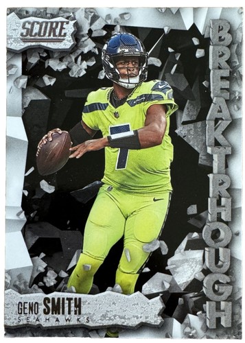 2023 Panini Score Geno Smith #13 Breakthrough