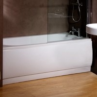 Bath Panel Side Front Cover Flat White Acrylic Plastic Adjustable 1700 Bath Panel Side Front Cover Flat White Acrylic Plastic Adjustable 1700