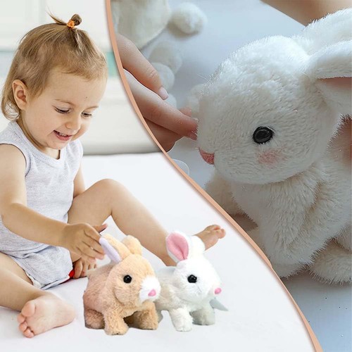 2025 Interactive Toy My Realistic Bunny Jumping Twitching &Shaking Ears Toys 🐰 - Picture 13 of 26