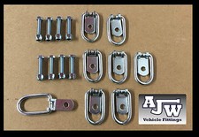 8 Small Tie Down Lashing Ring & Fixing ZP Hook Horsebox Trailer Van Truck Boat