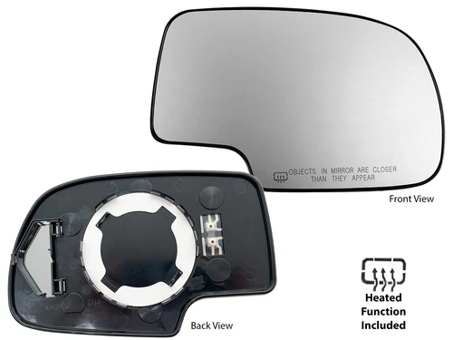 For 1999-2007 SILVERADO SIERRA Mirror Glass Heated Passenger Right RH GM1325103