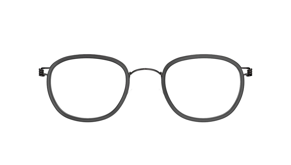極美品 rapp eyewear カナダ製 Big Kevin TITANIUM Lindberg AIR TITANIUM RIM MAX TB K199/PU9 BLACK 50mm