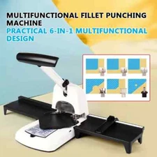 2 in 1 Multifunctional Round Hole Cutter Paper Cutter Manual Corner Fillet