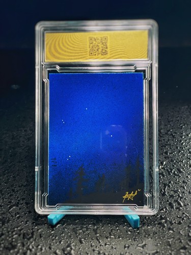 Tarjeta de arte rara Anthony Edwards PERSONALIZADA (Reloj nocturno) 1/1 - Imagen 2 de 2