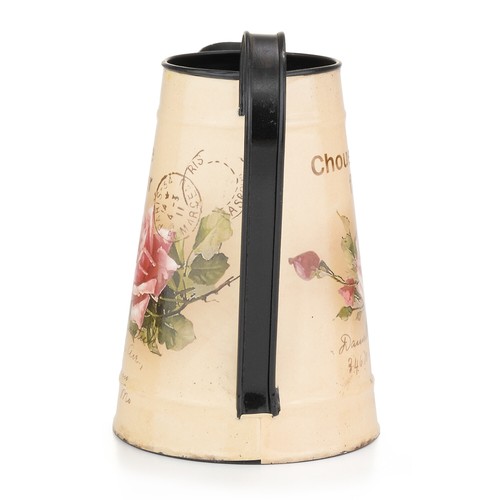 Deko Gießkanne Verziert Vintage Stil Antik Retro Nostalgie Motiv Postkarte Rosen - Bild 5 von 9