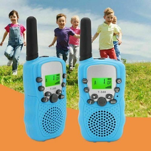 2x Walkie Talkie Zestaw dla dzieci Radio LCD Zasięg 3km Prezent dla dzieci O1D2