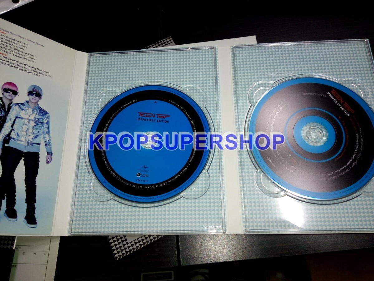TEENTOP First Edition Album Teen Top Japan Version CD DVD Angel No