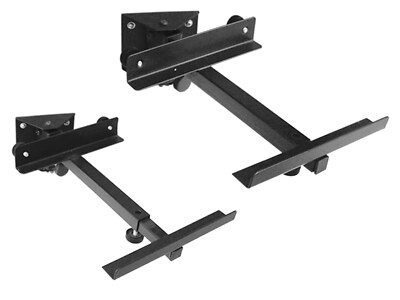 Universelle Boxen-Wandhalter in Schwarz mit Klemmvorrichtung für Lautsprecher