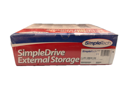 *Unopened* 250GB 7200 RPM Simple Tech Simple Drive External Storage Hard Drive - Picture 6 of 7