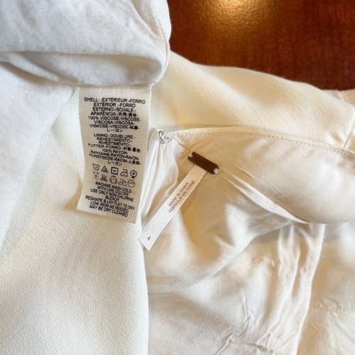 Pre-owned Women's Free People | Tulip Hem Dress in Ivory Sz.4 MSRP $168 - Picture 6 of 9