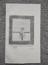 Portrait of Mogul Emporor Jahangar - Antique Print - 1924