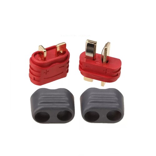 5 pares de conectores de batería RC + conector T antideslizante con cubierta protectora - Imagen 7 de 12