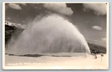 CO, Snow Blower, Mt Evans Hwy, Idaho Springs, Real Photo, RPPC, Vintage Postcard