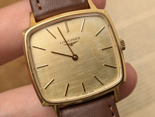 Longines Cal.L847.4 Gold Dial Handaufzug Herrenuhr Vintage 30mm mit Box - Bild 4 von 19