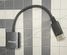 Moread Display Port to VGA Adapter