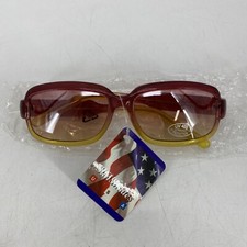 SunShades USA Kids Sunglasses UV Protection Ombre Red Yellow Frames 5 