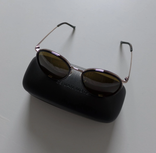Dries Van Noten × Linda Farrow Tortoiseshell and Rose Gold Sunglasses - Picture 3 of 12