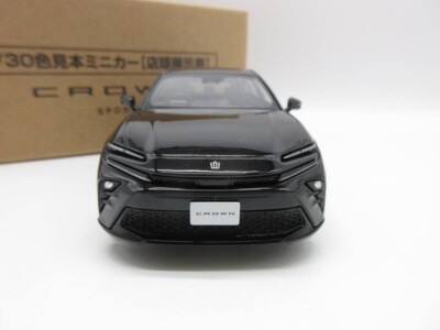 1:30 Toyota Crown Sport HEV Color Sample Minicar 202 Black