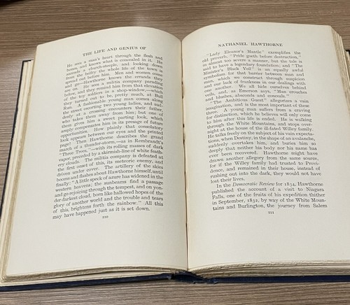 1919 The Life and Genius of Nathaniel Hawthorne by Frank Preston Stearns - Picture 10 of 11