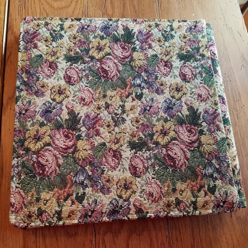 CREATIVE MEMORIES SCRAPBOOKING ORIGINAL 12X12 TAPESTRY FLORAL ALBUM WHITE PAGES - Picture 2 of 6