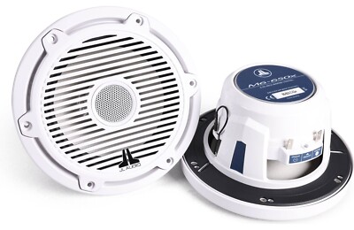 JL Audio M6-650X-C-3Gw 6.5'' 2-Way Marine Coaxial Speakers White Classic Grilles